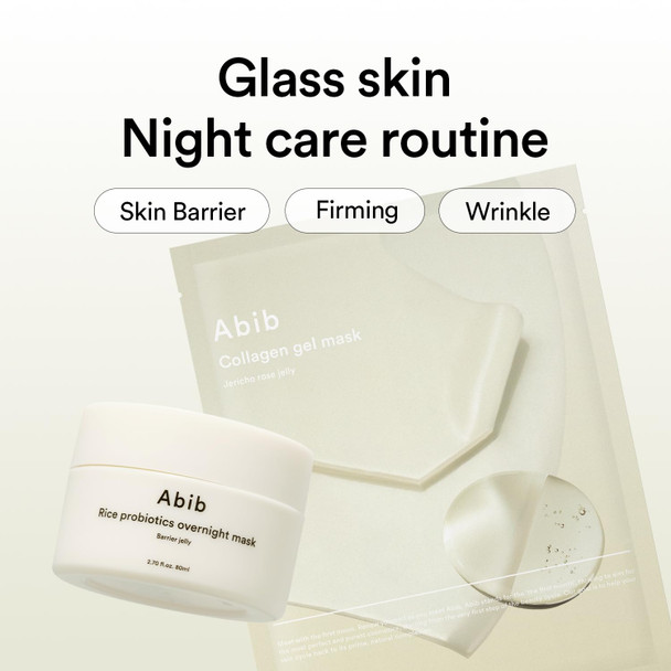 Abib Collagen Gel Mask Jericho Rose Jelly 4 Sheets (Nourishing) I Korean Vegan Collagen, Cooling Nourishing Hyaluronic Acid Hydrogel Face Mask Skin Care