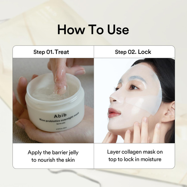 Abib Collagen Gel Mask Jericho Rose Jelly 4 Sheets (Nourishing) I Korean Vegan Collagen, Cooling Nourishing Hyaluronic Acid Hydrogel Face Mask Skin Care