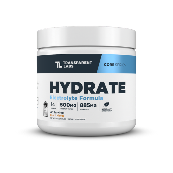 Transparent Labs Hydrate  Peach Mango 40 servings