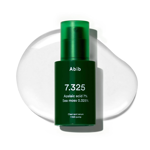 Abib Clear spot serum 7.325 pump with Seamoss Extract, Azelaic Acid, Succinic Acid 1.01 fl oz, 30 mL
