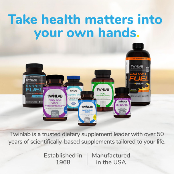 Twinlab Super Enzyme Caps - Constipation Supplement with Digestive Enzymes - 50 Capsules (Pack of 4)