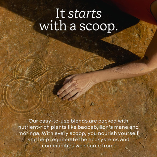 Aduna Organic Good Gut Superfood Blend | 100% Natural Stir-in Blend With 10+ Superfoods for Digestion, Gut Health & Prebiotic Fiber | Vegan Powder for Smoothies, Oatmeal & Yogurt | 250g