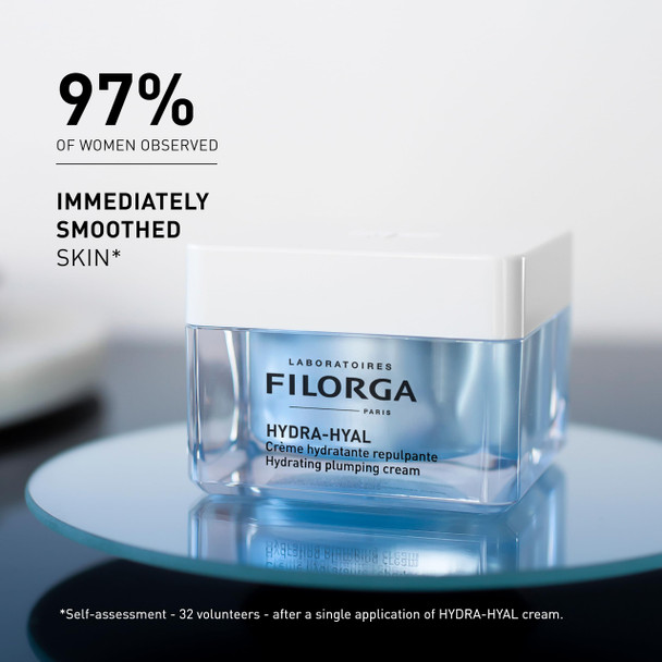Filorga Hydra-Hyal Intensive Hydrating & Plumping Treatment Ultimate Anti-Aging Hydration with 5 Hyaluronic Acids to Smooth and Plump Skin Hydra-Hyal Face Cream 50 ML