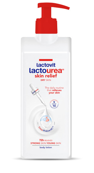 Lactovit | Lactourea Body Lotion | Hydrating Moisturiser for Dry Skin | With Urea ProLactiC10 Complex, Lactic Acid & Pure Urea | Soft & Youthful Skin | Dermatologist Recommended | 400 ml