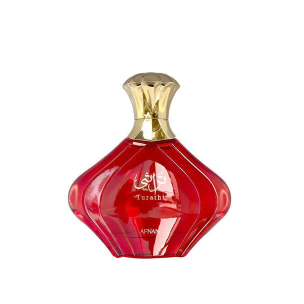 Afnan Turathi Red Eau de Parfum for Women, 3.0 Fl. Oz