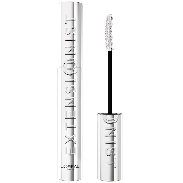 L'Oreal Paris Extensionist Mascara Lengthening Volumizing And Curling Formula For A Lash Extension Eye Makeup Look Washable Blackest Black