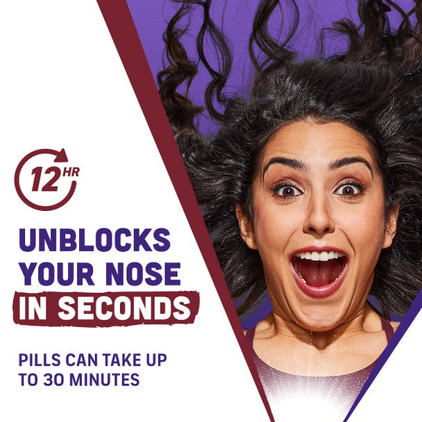 Afrin No Drip Extra Moisturizing 12 Hour Nasal Congestion Relief Pump Mist, Sinus Spray Decongestant - 15 mL