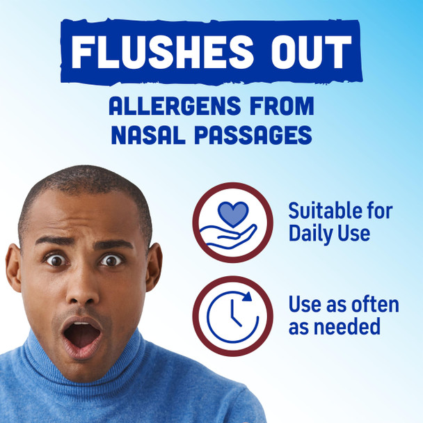 Afrin Saline Nasal Spray, 100% Drug Free, Saline Solution, Daily Care Nasal Spray for Everyday Congestion and Dry Nose, Easy Mist, 4.5 OZ