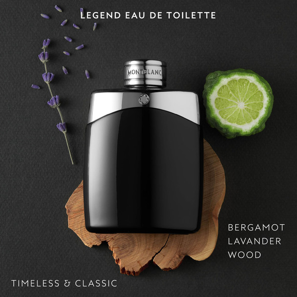 MONTBLANC - Legend Eau de Toilette - Men's Fragrance - Fresh & Fougere - With notes of Bergamot Jasmine & Sandalwood  1.7 Fl Oz