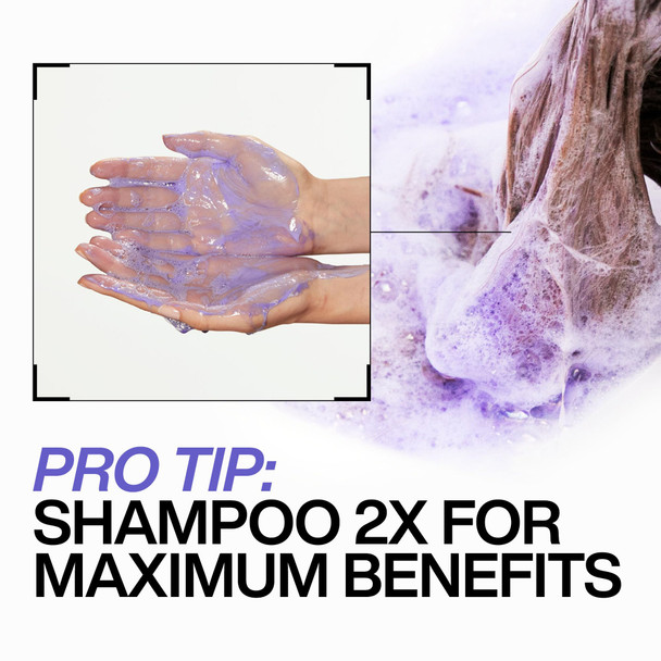 Redken Blondage Purple Shampoo For Blonde Bleached or Highlighted Hair - Neutralizes Brassy Tones With Salicylic Acid Color Depositing  10.1 Fl Oz