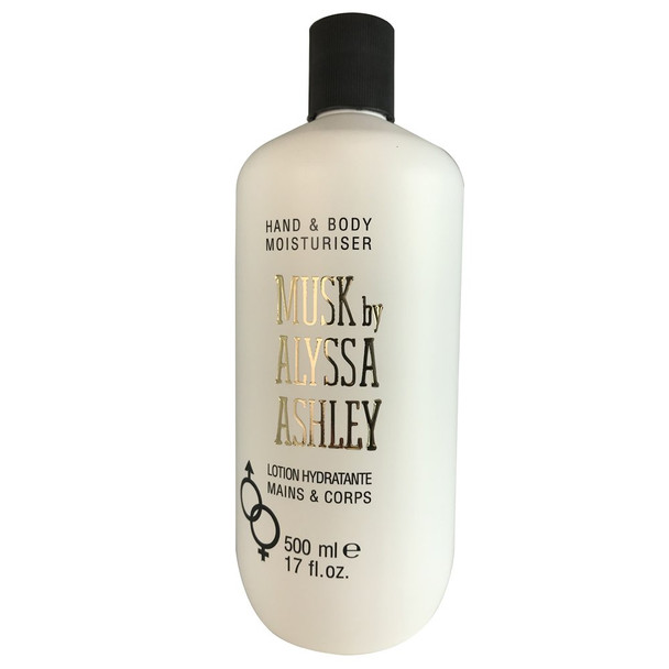 Alyssa Ashley Musk Hand Body Lotion - Hand Lotion for Dry Hands - Body Cream for Women and Men - Hydrating Cream for Smooth Skin - 16.9 oz