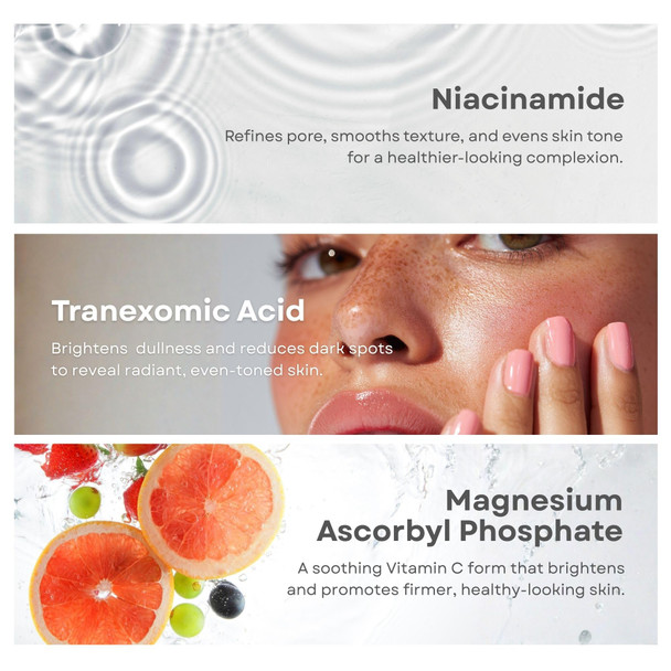 Clear Essence Skin Lightening Serum 1.7oz Brightening Vitamin C for Face Dark Spot Remover Anti Aging Hyperpigmentation & Acne Scar Correcting Serum