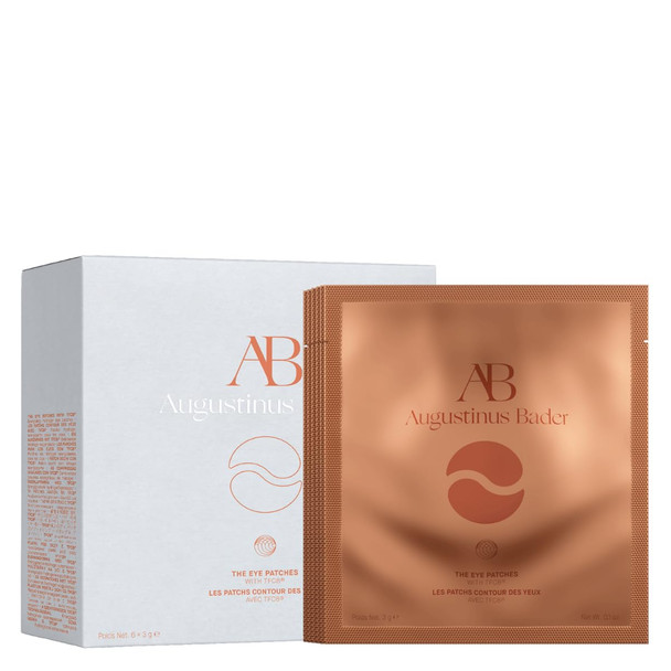 Augustinus Bader The Eye Patches – Luxury Hydrating & Anti-Aging Under-Eye Treatment – Reduces Puffiness Smooths Fine Lines & Brightens Dark Circles – Soothing Restorative Formula-6 Count