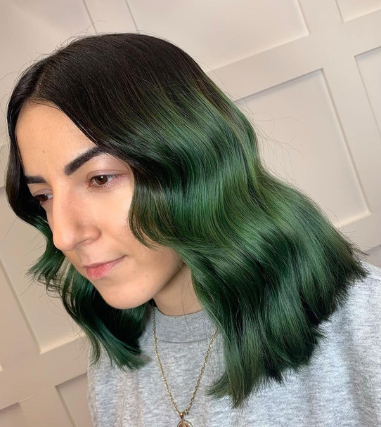 Crazy Color Crazy Color Salon Pro Semi Permanent Hair Color - 46 Pine Green Hair Color Women 5.07 oz