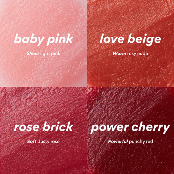 innisfree Dewy Tint Lip Balm with Hyaluronic Acid & Ceramides Korean Hydrating Tinted Balm Sheer Lipstick--Love Beige
