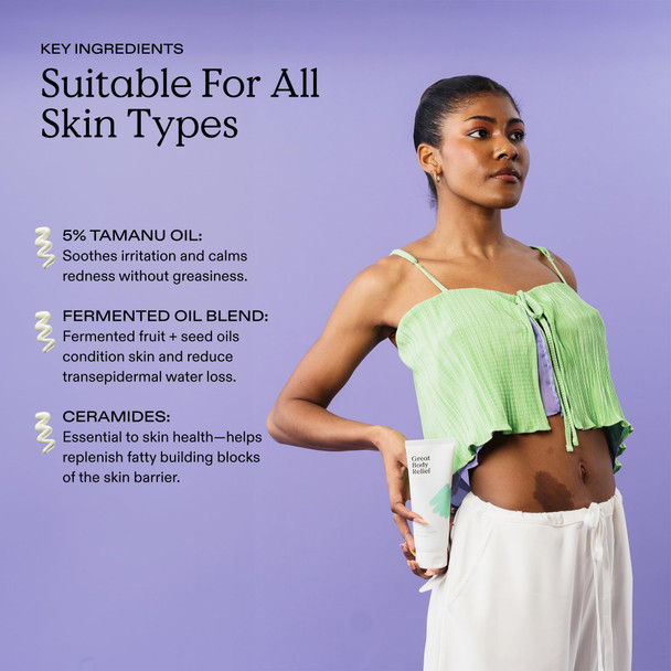 KraveBeauty Jumbo Great Barrier Relief Serum – Korean-Inspired Barrier Repair Serum Tamanu Oil Soothes Redness & Hydrates Vegan & Cruelty-Free 3.38 fl oz