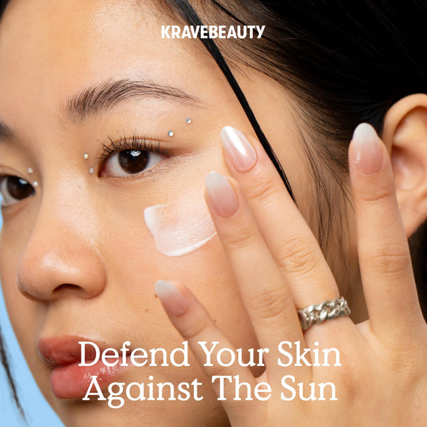 KraveBeauty Beet The Sun SPF 40 – Korean-Inspired Daily Broad Spectrum Sunscreen Non-Greasy Chemical SPF No White Cast Vegan & Cruelty-Free 1.7 fl oz