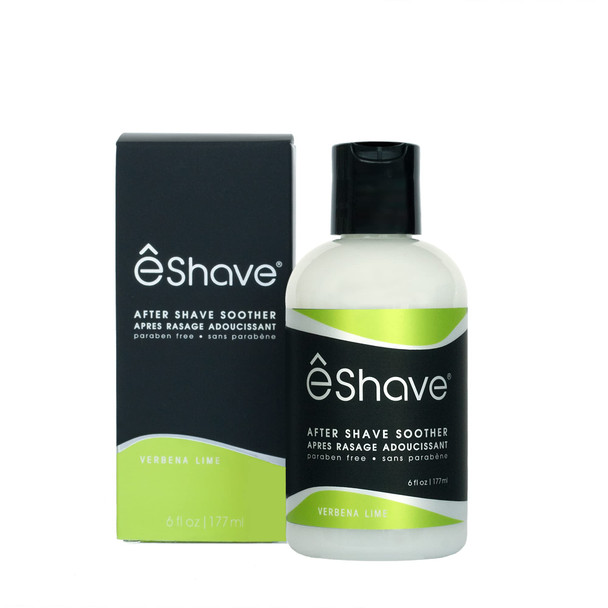 eShave Luxury After Shave Balm for Men-After Shave Lotion Soothes Razor Burn- Deep Moisturizes Skin- All-Natural Vegan After Shave Cream Energizing Verbena Lime 6 oz  Verbena Lime