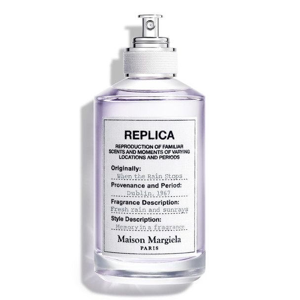 Maison Margiela - Replica - When the Rain Stops Eau de Toilette - Fresh Fragrance - With Acquatic Accord Isparta Rose Petal & Patchouli  3.4 oz