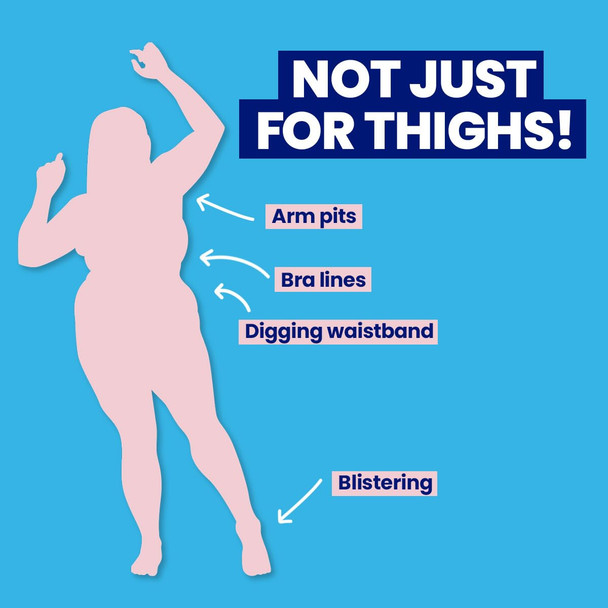 Megababe Thigh Rescue Anti-Chafe Stick | Prevents Skin Chafe & Irritation | Thighs arms Bra-Lines & More