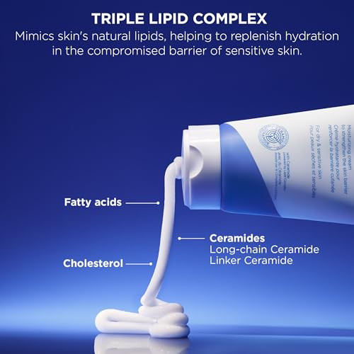 Aestura Atobarrier365 Cream With Ceramides Korean Face Moisturizer For Barrier Repair  120H Lasting Hydration Ceramide Capsules Dry & Sensitive Skin Non-Comedogenic 80 Ml / 2.70 Fl.Oz.