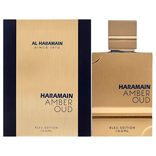 Al Haramain Amber Oud Blue Edition Eau De Parfum Spray 100Ml (3.4 Oz) - Unisex Arabian Perfume For Women & Men Long-Lasting Arabic Fragrance Premium Edp Cologne Spray