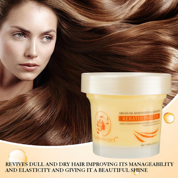 Aomimegel Argan Hair Oil Hair Serum Cold Pressed Weightless Argan Oil Hair Treatment For Dry Damaged Hair 2 Floz