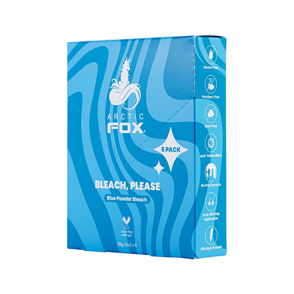 Arctic Fox Bleach Please Blue Powder Bleach 8.8 Oz (0.5 Lb) Tub Perfect For Bleach Bosses With Big Hair Goals.