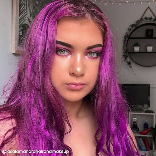 Arctic Fox Semi-Permanent Hair Color Vegan & Cruelty- Ammonia- Conditioning Long-Lasting For All Hair Types Vivid Purple Dye 8 Fl Oz Violet Dream