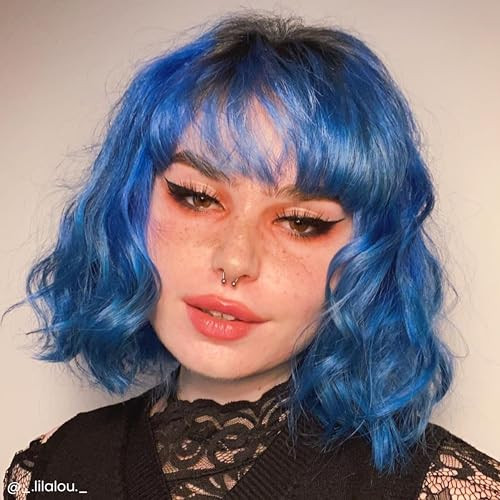 Arctic Fox Semi-Permanent Hair Dye Vegan & Cruelty- Vibrant Blue Color Conditioning Formula Long Lasting Ammonia- For All Hair Types 8 Fl Oz Poseidon