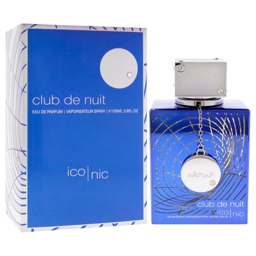 Armaf Club De Nuit Blue Iconic For Men Eau De Parfum Spray 3.6 Ounce
