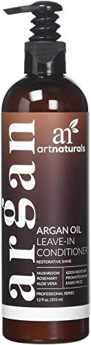 Artnaturals Argan Oil Leave-In Conditioner For Dry Damaged Brittle Hair 12 Fl Oz (355 Ml)