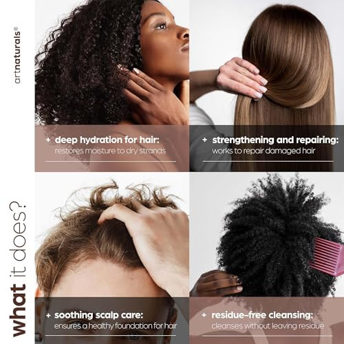 Artnaturals Argan Oil Shampoo And Conditioner Set - Sulfate- Formula With Nourishing Moroccan Oil And Keratin -For All Hair Curly Or Straight - Hydrate Repair Defy Frizz For Salon-Like Results16 Fl Oz 2 Pk