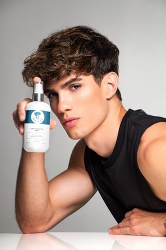 Avenue Man Curl Activating Spray - Frizz  Activator For Defined Irresistible Curls - Leave-In Conditioner With Marula Oil