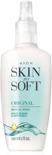 Avon Skin So Soft Original Bath Oil Spray With Pump Ãƒ¢Ã¢Š¬Ã¢‚¬Å“ Moisturizing Spray Bath Oil With Jojoba Oil Fast-Absorbing Fresh Herbal Scent For Soft Smooth Skin