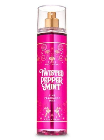 Bath And Body Works - Twisted Peppermint - Fine Fragrance Mist And Ultra Shea Body Cream - Full Size Ãƒ¢Ã¢Š¬Ã¢‚¬Å“ Winter 2019