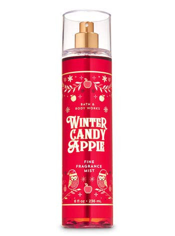 Bath And Body Works - Winter Candy Apple - Winter 2019 - Daily Trio - Shower Gel Fine Fragrance Mist & Super Smooth Body Lotion