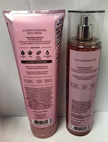 Bath And Body Works - A Thousand Wishes -  Set - Fine Fragrance Mist & Body Cream