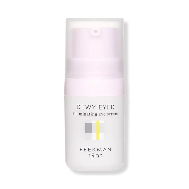 Beekman 1802 Dewy Eyed Illuminating Eye Serum - Fragrance  - 0.5 Oz - Reduces Puffiness & Dark Circles - With Goat Milk & Aloe Vera - Good For Sensitive Skin - Cruelty