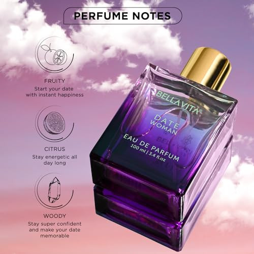 Bella Vita Luxury  Set Combo For Women - Date Woman & Women'S  Set  Pink Pepper Red Fruit Jasmine Oud  Long Lasting Perfume For Women Vegan & Cruelty  - (4  20 Ml + 100 Ml)
