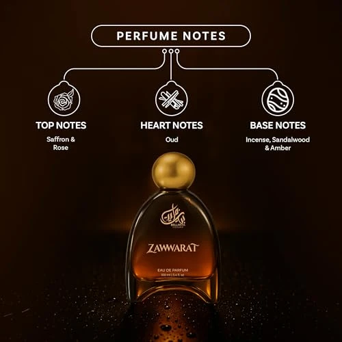 Bella Vita Luxury Zawwarat Unisex Fragrance  Edp Perfume For Men And Women  Amber Top Note  100 Ml Pack  3.4 Fl. Oz.  Woody And Amber Notes   For Men And Women  Eau De Parfum
