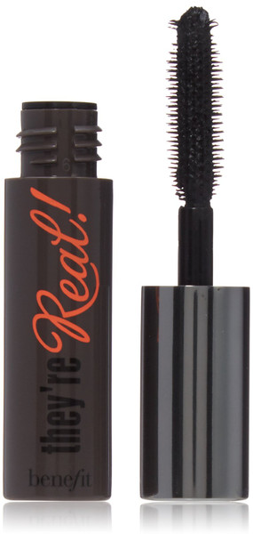 Benefit Cosmetics They'Re Real Mascara Black Deluxe Travel Size Mini .10 Ounce Unboxed