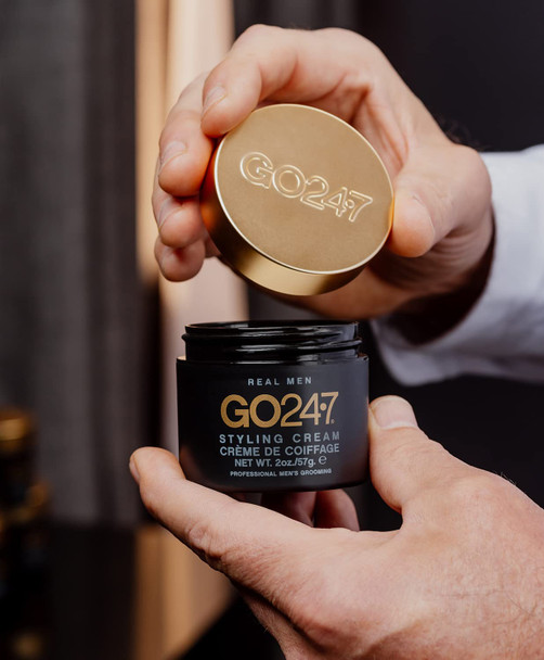 GO247 Styling Cream - Medium Hold/Matte Finish 2 Oz