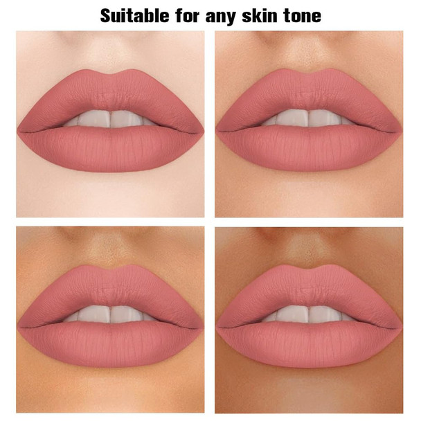 Cakaila 3 Pcs Matte Velvet Lipstick For Women Setnude Long Lasting Matte Lip Stick 24H Waterproof For Girls Natural Lip Makeupmatte Non-Stick Lipstick Makeup For Womenlabiales Magicos 24 Horas Originales