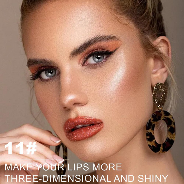 Cakaila Purple Brown Metallic Lipstick For Womenlightweight Non-Drying Shimmer Frosted Lipsticksglitter Lip Gloss Stain Long Lasting Waterproof No Smudge Proof No Transfer 12 Hourcruelty- Makeup