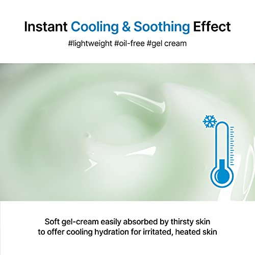 Celimax The Real Cica Soothing Cream  With Fresh Cica Extract Oil  Hydrating Moisturizing Calming Dry Oily Combination Sensitive Skin Korean Skincare Lightweight Gel Cream 50Ml