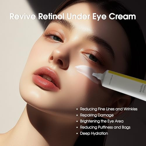Cosmoo Revive Eye Cream With Retinal Niacinamidereduces Under-Eye Bags Fine Lines Dark Circles