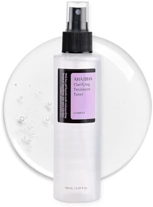 Cosmoo Aha/Bha Treatment Toner 5.07 Fl.Oz/ 150Mlmild Exfoliating Skin Prep Korean Toner For All Skin Typekorean Skin Caredaily Use