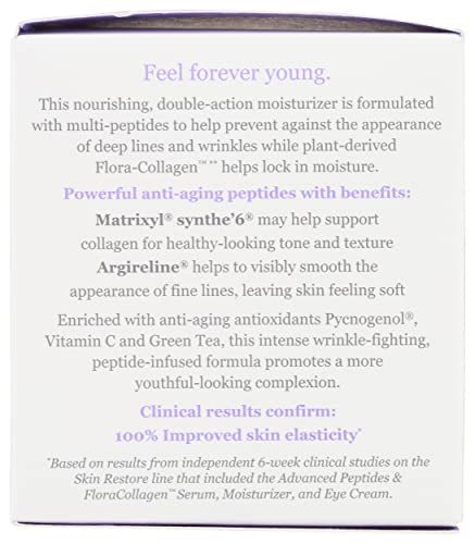 Derma E Advanced Peptides & Collagen Moisturizer Cream Paraben  2 Ounces (Pack Of 1)