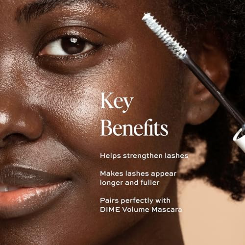 Dime Beauty Lash Primer Eyelash Primer For Added Mascara Volume And Length White Prime And Growth Serum 8 G / 0.28 Oz